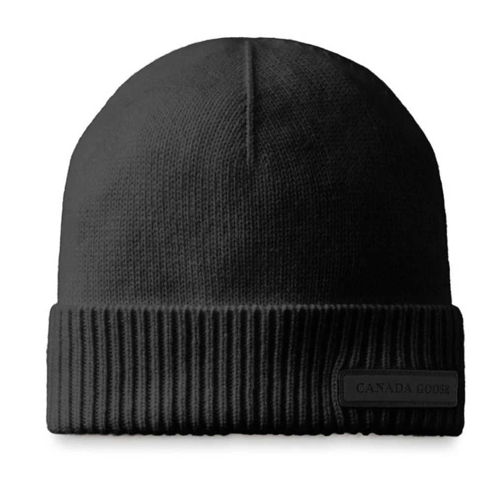 Bonnet Canada Goose Small Tonal Emblem Toque Black 1 Bonnet Canada Goose Small Tonal Emblem Toque Black