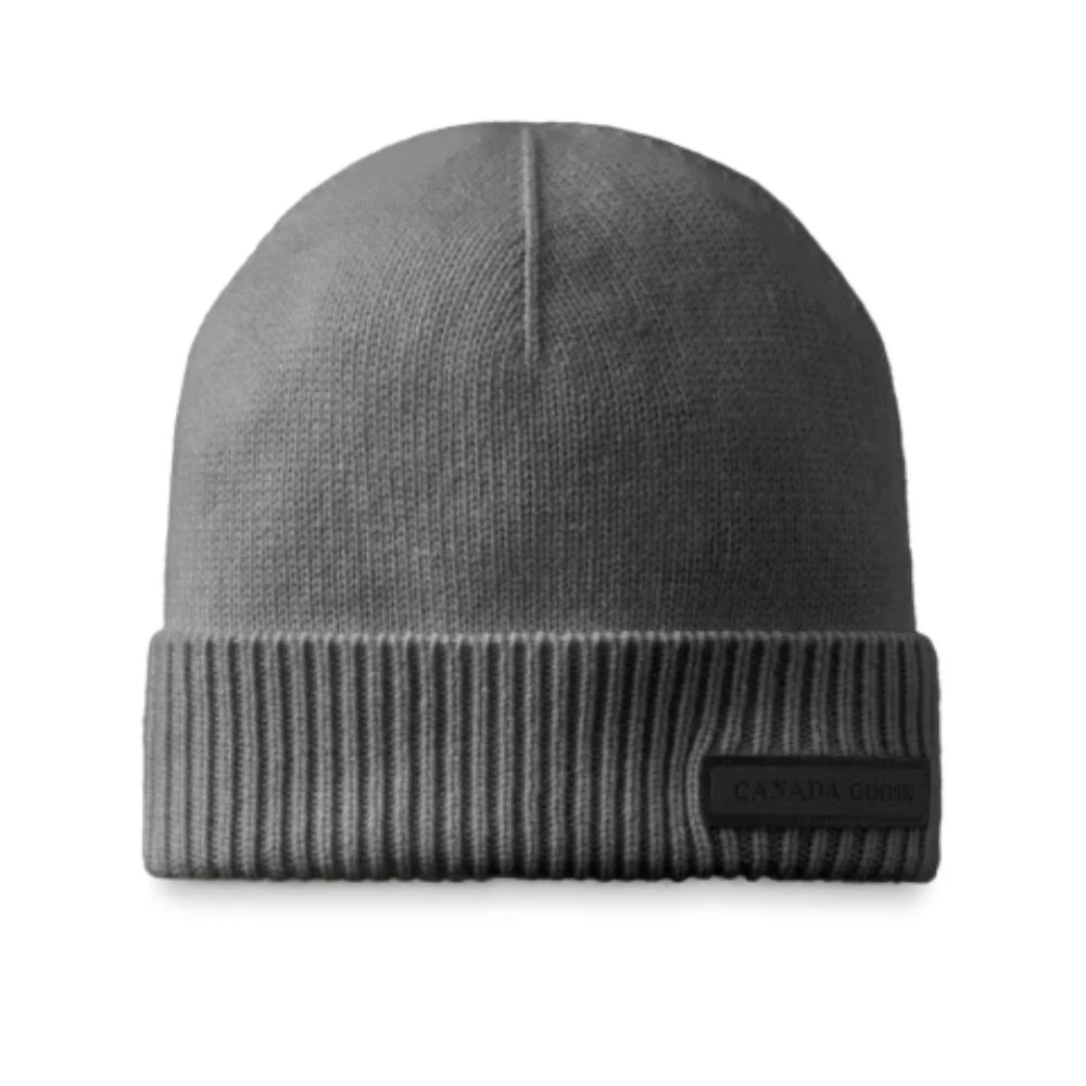 Bonnet Canada Goose Small Tonal Emblem Toque Iron Grey 1 Bonnet Canada Goose Small Tonal Emblem Toque Iron Grey