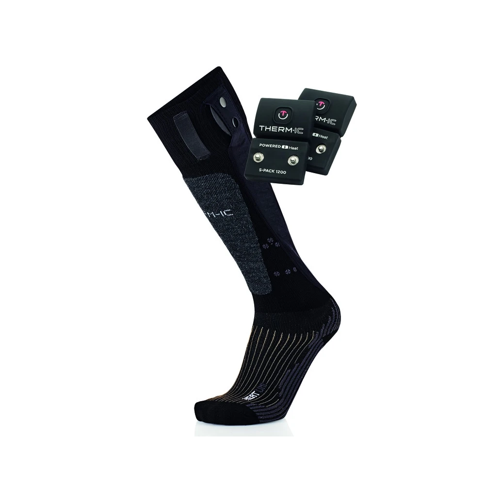 Chaussettes De Ski Chauffantes Therm-ic Powersock Set + S-pack 1200 1 Chaussettes De Ski Chauffantes Therm-ic Powersock Set + S-pack 1200