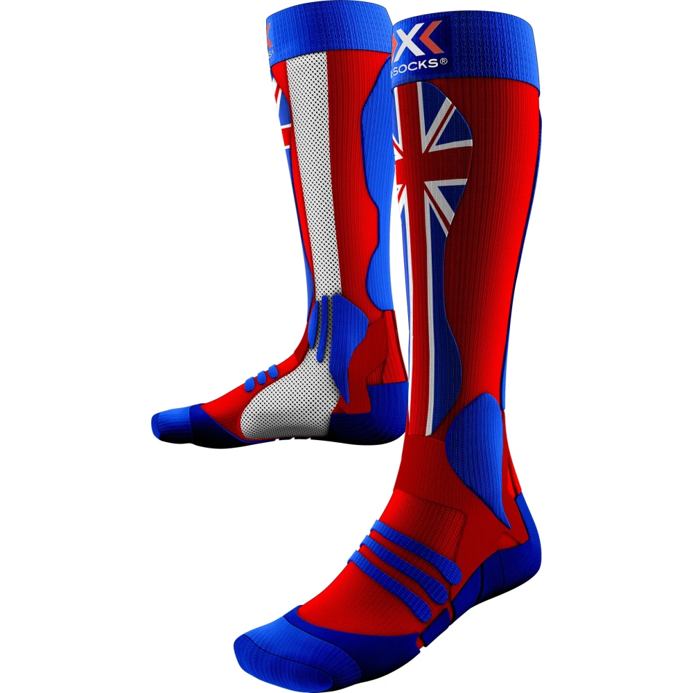 Chaussettes De Ski X-socks Patriot Uk 1 Chaussettes De Ski X-socks Patriot Uk