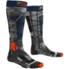 Chaussettes De Ski X Socks Ski Rider 4.0 Gris/Bleu