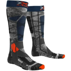 Chaussettes De Ski X Socks Ski Rider 4.0 Gris/Bleu