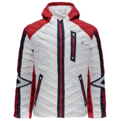 Doudoune Spyder Vintage Hoody White / Red / Frontier