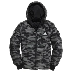 Veste Reversible Superdry Converter Puffer Black -Hiver Vêtements Boutique doudoune superdry converter puffer black 2