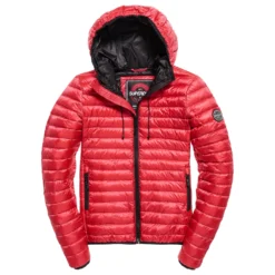 Doudoune Superdry Core Down Hooded Raspberry