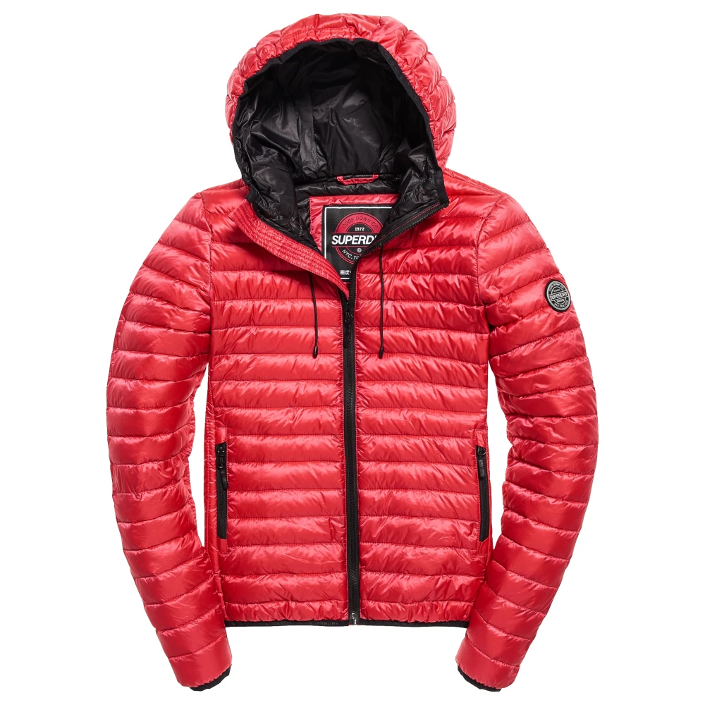 Doudoune Superdry Core Down Hooded Raspberry 1 Doudoune Superdry Core Down Hooded Raspberry