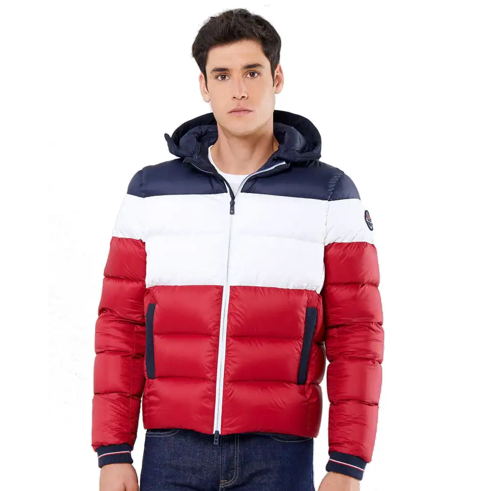 Doudoune Vuarnet Man Jacket London Navy/Milk/Red 1 Doudoune Vuarnet Man Jacket London Navy/Milk/Red