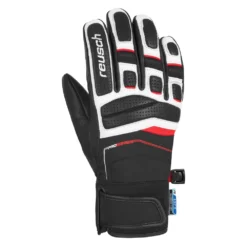Gants De Ski Junior Reusch Profi Sl R-tex® Xt Jr Wh / Fire Red