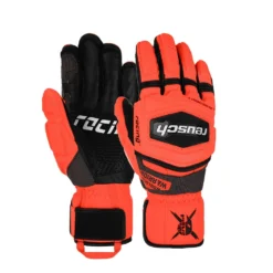 Gants De Ski Reusch Worldcup Warrior GS Black / Fluo Red -Hiver Vêtements Boutique gants de ski reusch worldcup warrior gs black fluo red 2