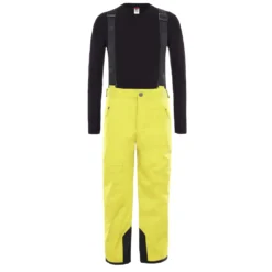 Pantalon De Ski Enfant The North Face Snowquest Suspender Citronelle