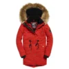 Parka Superdry Nadare Microfibre Burnt Red