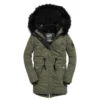 Parka Superdry Nadare Microfibre Military Duck