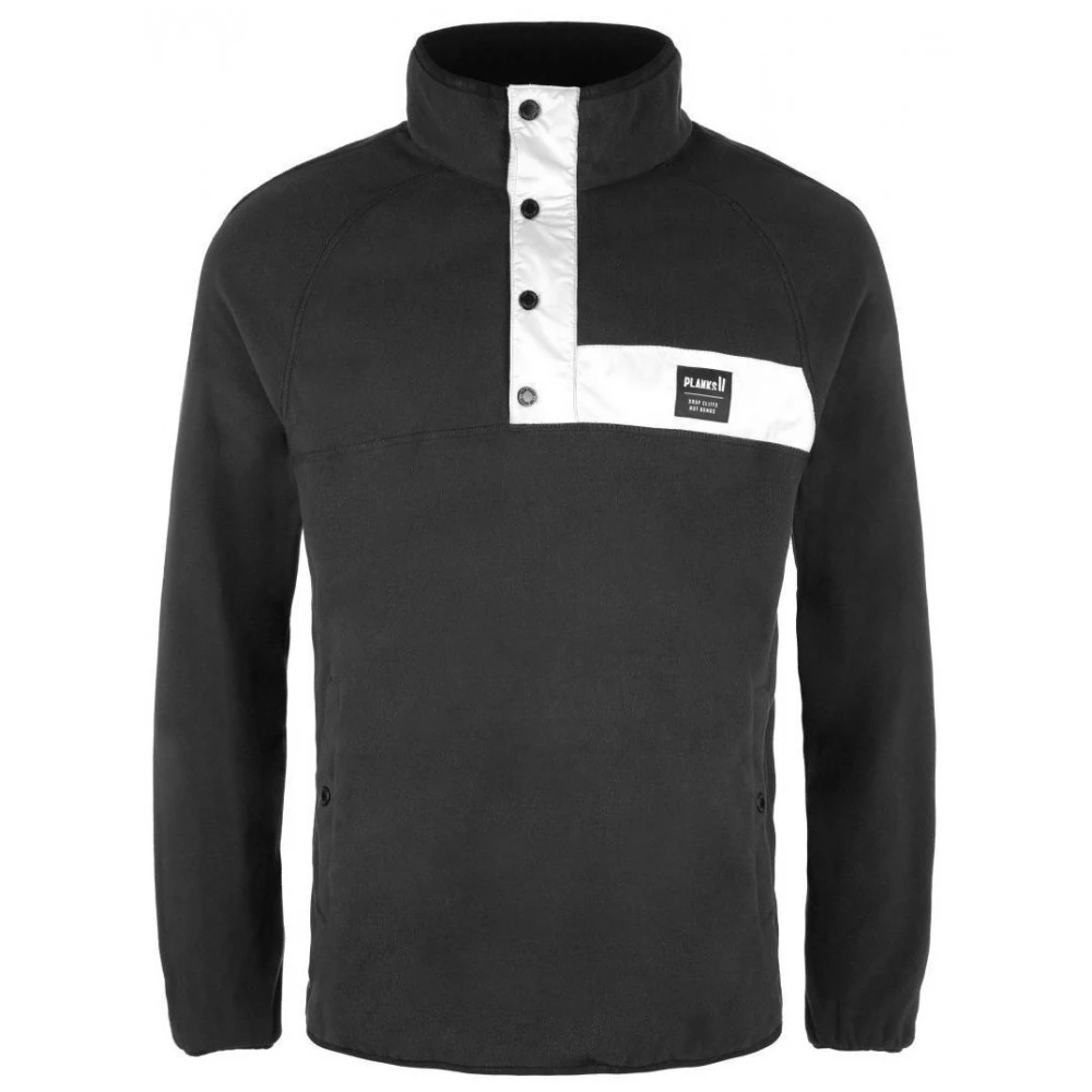 Polaire Planks Peace Fleece Black 1 Polaire Planks Peace Fleece Black