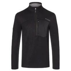Polaire Spyder Bandit Half Zip Black