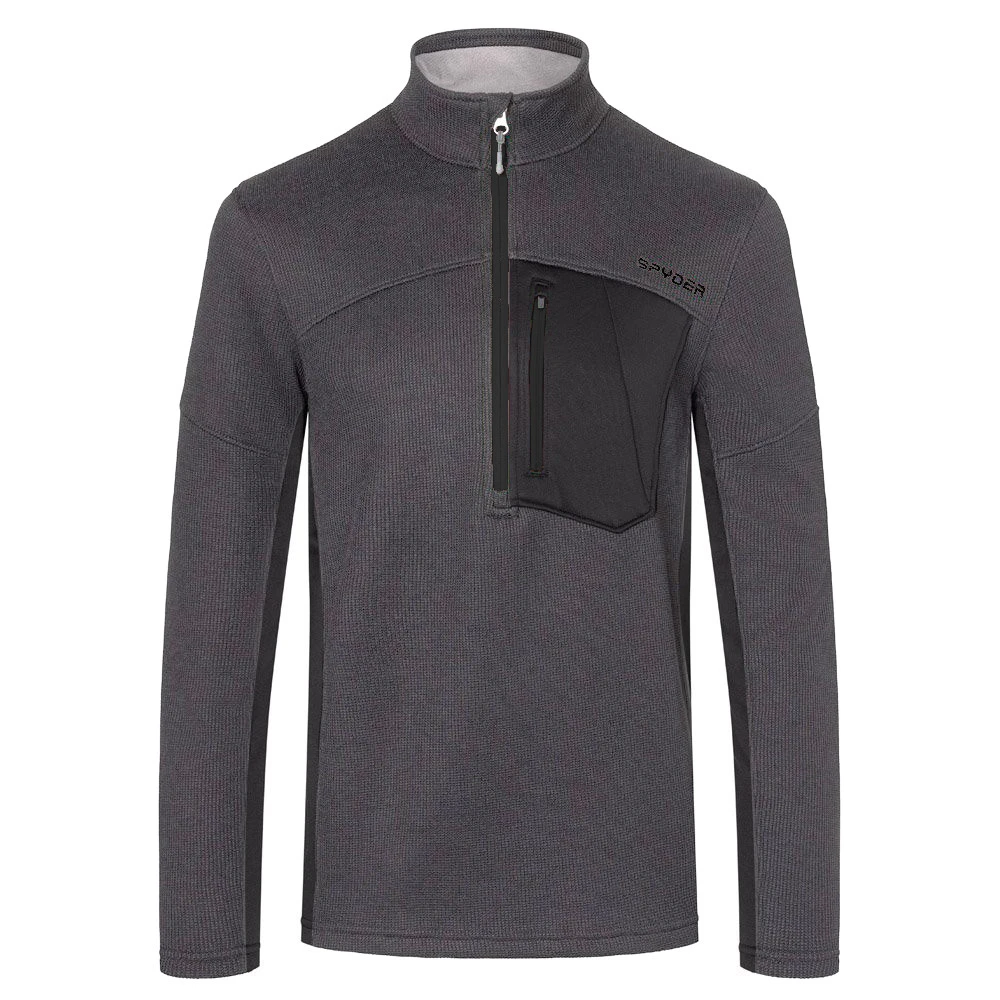 Polaire Spyder Bandit Half Zip Elbony 1 Polaire Spyder Bandit Half Zip Elbony