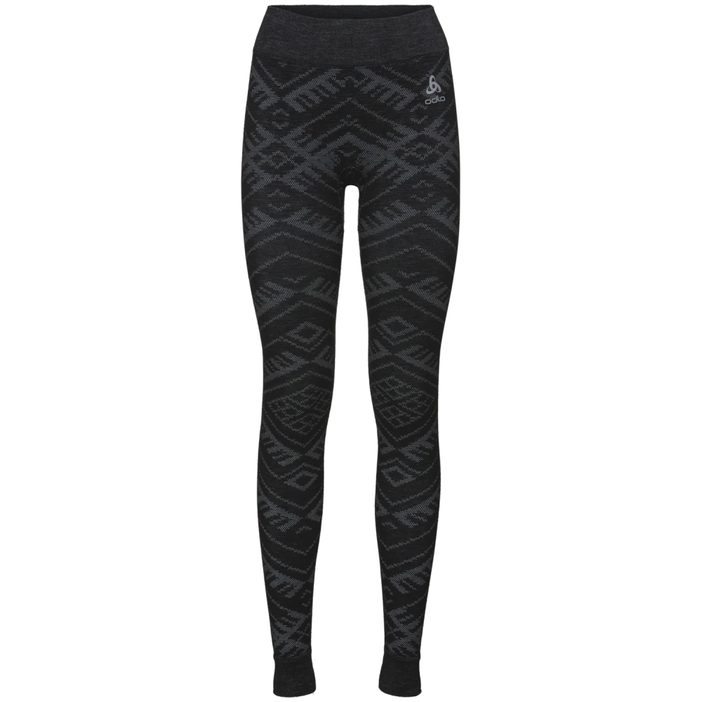 Sous-vêtement Technique Odlo Natural Kinship Pant Black Melange 1 Sous-vêtement Technique Odlo Natural Kinship Pant Black Melange