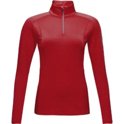 Sous-vêtement Technique Rossignol W Classique 1/2 Zip Carmin