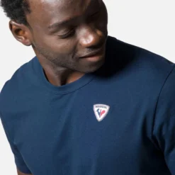T-shirt Rossignol Logo Plain Tee Dark Navy -Hiver Vêtements Boutique t shirt rossignol logo plain tee dark navy 2