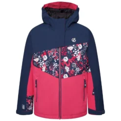 Dare 2b Veste De Ski Jr Humour II Jacket Moonlight Denim / Rose / Print