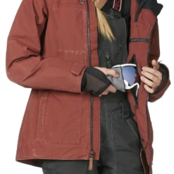 Veste De Ski Oakley Phoenix Bzs Jacket Fired Brick -Hiver Vêtements Boutique veste de ski oakley phoenix bzs jacket fired brick 3