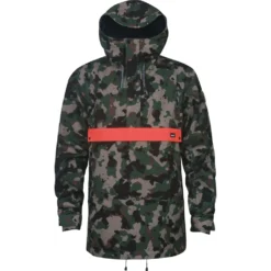 Veste De Ski Planks Happy Days Pullover British Camo