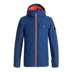 Veste De Ski Quiksilver Mission Solid Jr Bleu