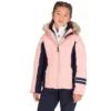 Veste De Ski Rossignol Girl Polydown Jacket Pink / Navy