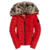 Veste Superdry Arctic Glaze Jacket Lollipop Red